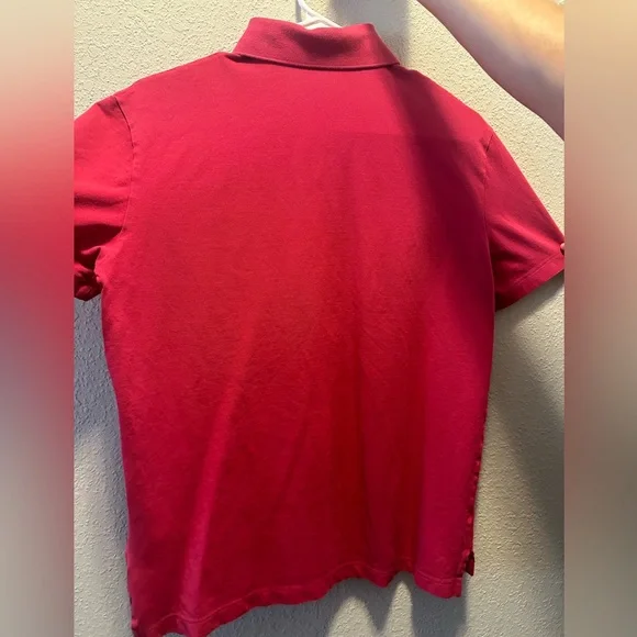 Armani Exchange Vibrant Red Polo Shirt - Picture 4 of 5